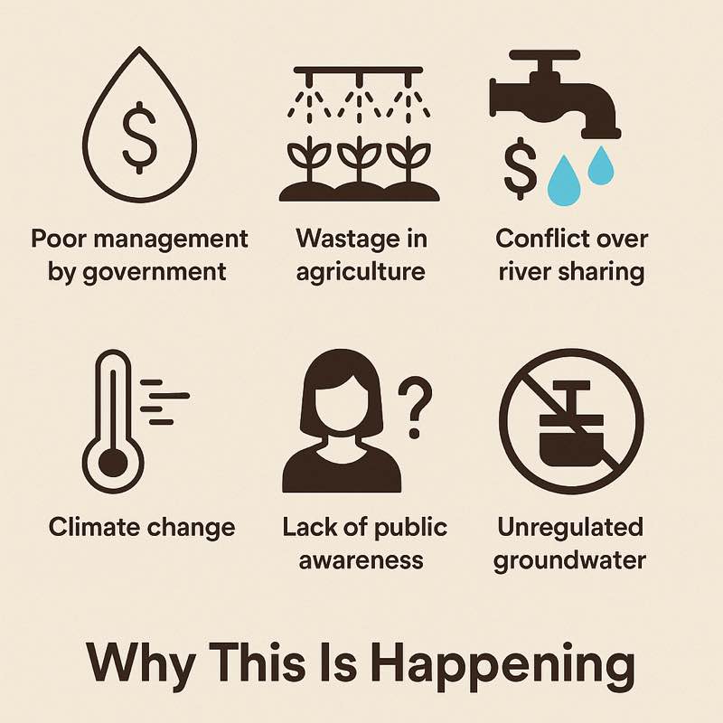 Pakistan water shortage reasons